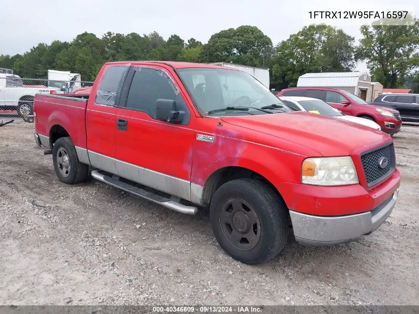 2005 Ford F-150 Stx/Xl/Xlt VIN: 1FTRX12W95FA16597 Lot: 40346609