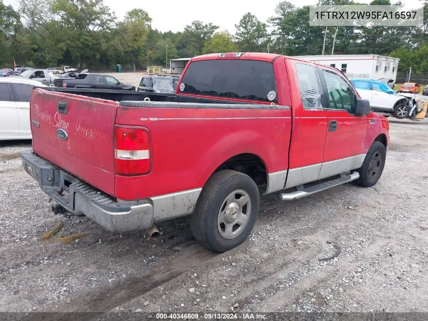 2005 Ford F-150 Stx/Xl/Xlt VIN: 1FTRX12W95FA16597 Lot: 40346609