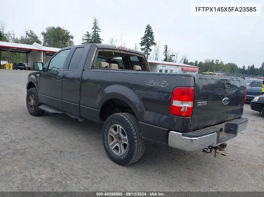 2005 Ford F-150 Fx4/Lariat/Xl/Xlt VIN: 1FTPX145X5FA23585 Lot: 40358955