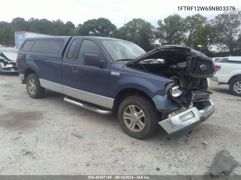 2005 Ford F-150 Stx/Xl/Xlt VIN: 1FTRF12W65NB03379 Lot: 40367160