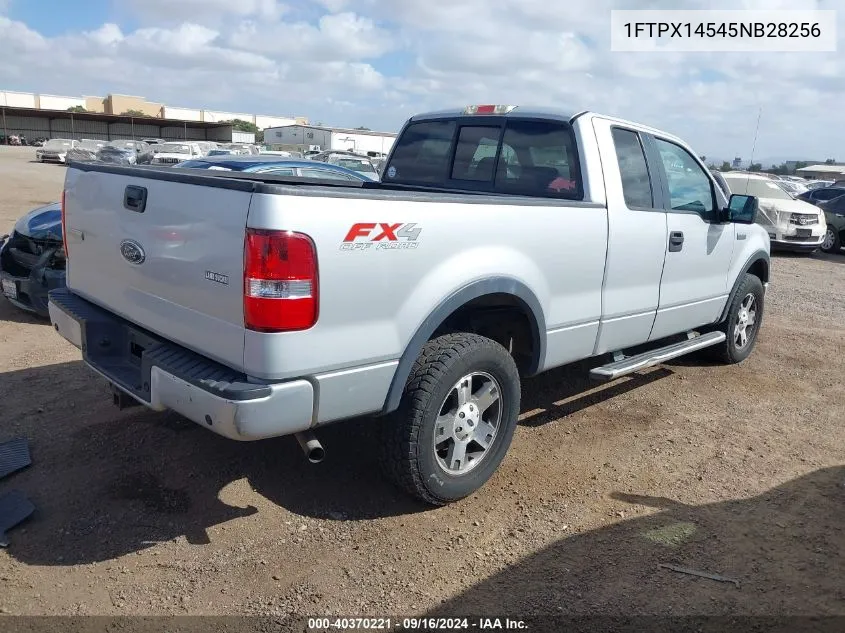 2005 Ford F-150 Fx4/Lariat/Xl/Xlt VIN: 1FTPX14545NB28256 Lot: 40370221