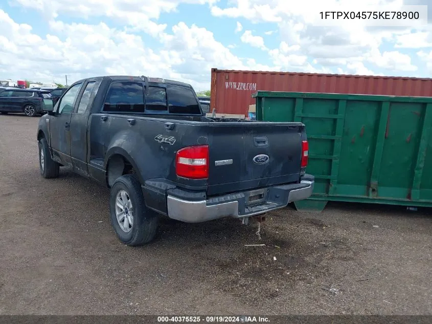 2005 Ford F-150 Fx4/Xlt VIN: 1FTPX04575KE78900 Lot: 40375525