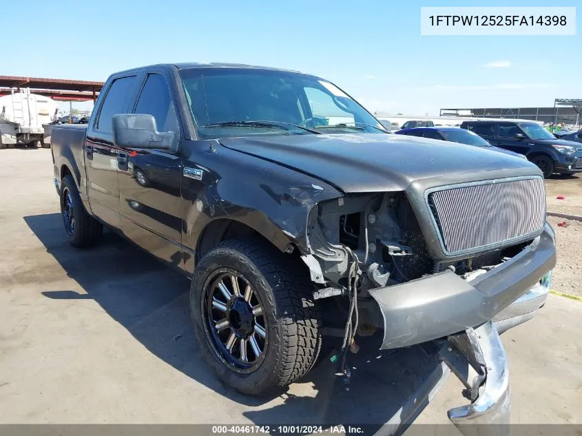 2005 Ford F-150 Lariat/Xlt VIN: 1FTPW12525FA14398 Lot: 40461742