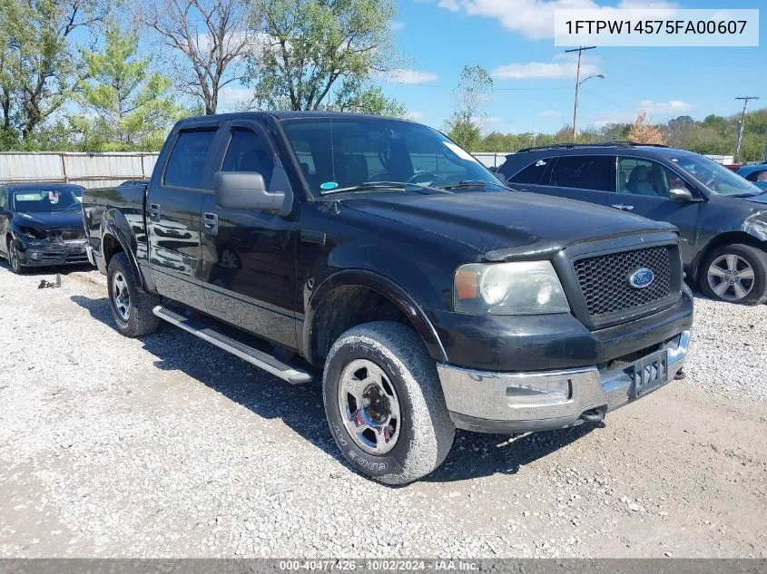 2005 Ford F-150 Fx4/Lariat/Xlt VIN: 1FTPW14575FA00607 Lot: 40477426