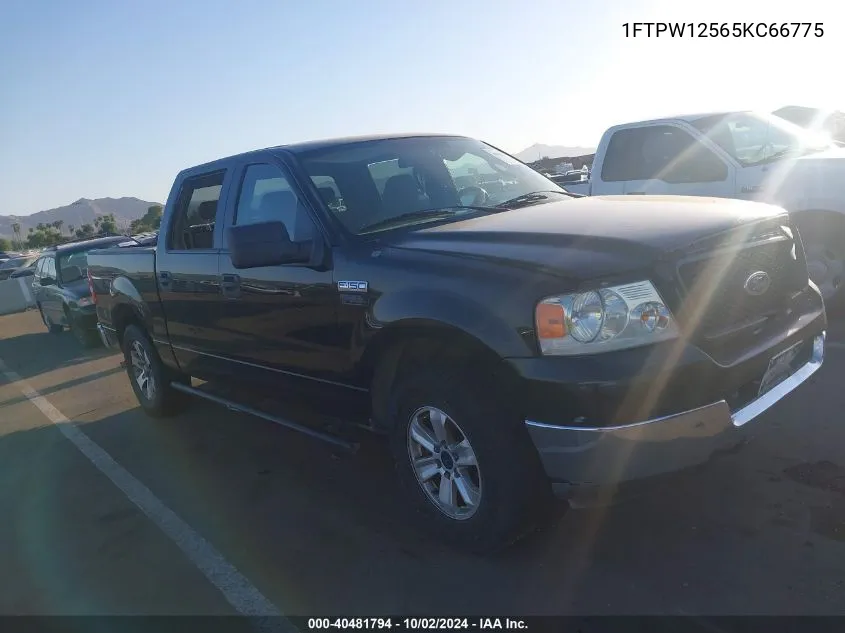 2005 Ford F-150 Lariat/Xlt VIN: 1FTPW12565KC66775 Lot: 40481794