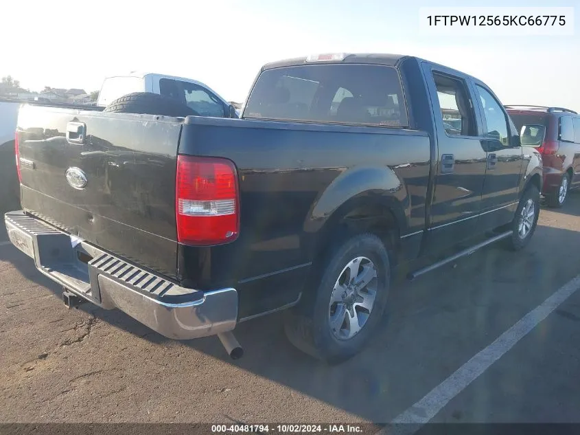 2005 Ford F-150 Lariat/Xlt VIN: 1FTPW12565KC66775 Lot: 40481794