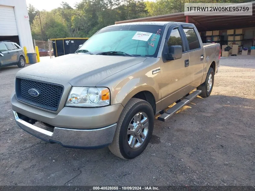 1FTRW12W05KE95759 2005 Ford F-150 Xlt