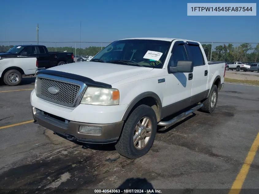 1FTPW14545FA87544 2005 Ford F-150 Fx4/Lariat/Xlt