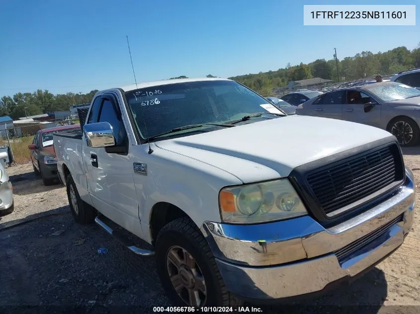 2005 Ford F-150 Stx/Xl/Xlt VIN: 1FTRF12235NB11601 Lot: 40566786