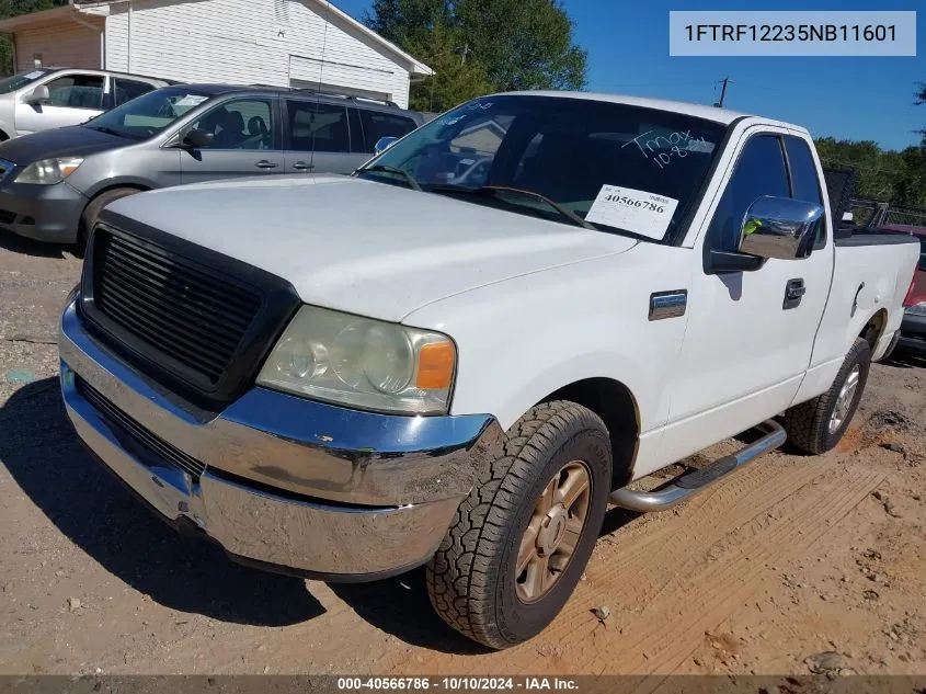 2005 Ford F-150 Stx/Xl/Xlt VIN: 1FTRF12235NB11601 Lot: 40566786