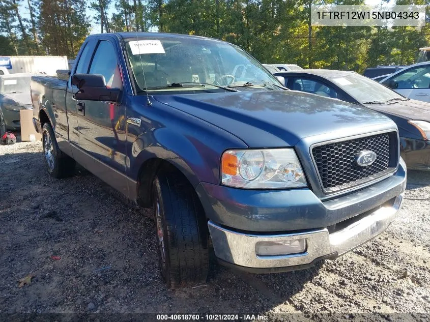 1FTRF12W15NB04343 2005 Ford F-150 Stx/Xl/Xlt