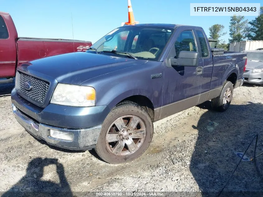 1FTRF12W15NB04343 2005 Ford F-150 Stx/Xl/Xlt