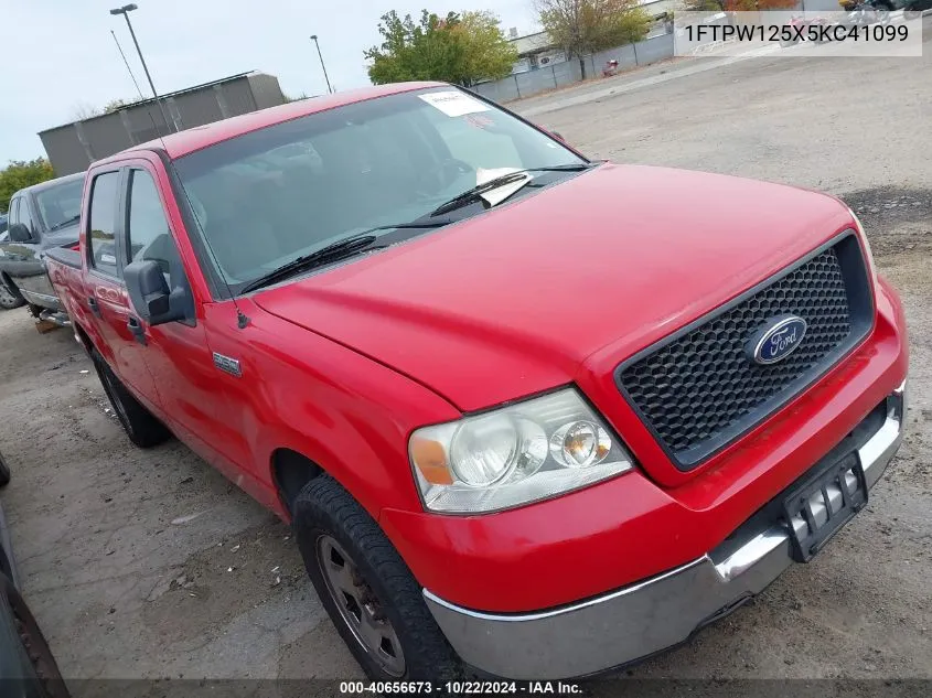 2005 Ford F-150 Lariat/Xlt VIN: 1FTPW125X5KC41099 Lot: 40656673