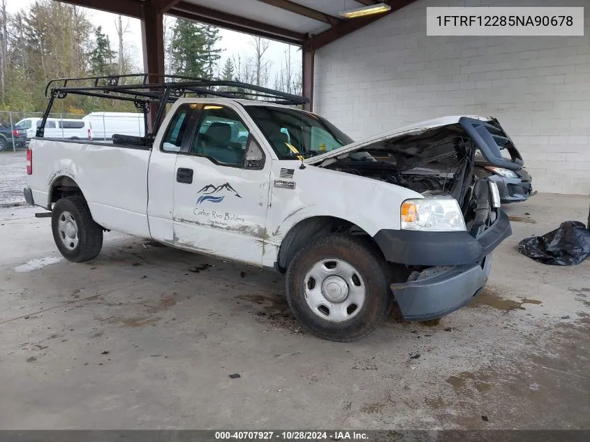 2005 Ford F-150 Stx/Xl/Xlt VIN: 1FTRF12285NA90678 Lot: 40707927