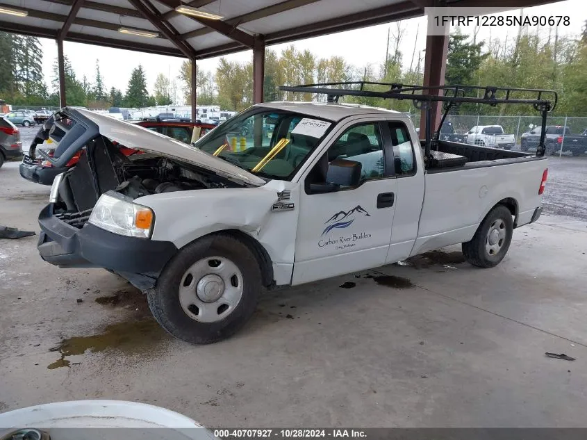 2005 Ford F-150 Stx/Xl/Xlt VIN: 1FTRF12285NA90678 Lot: 40707927