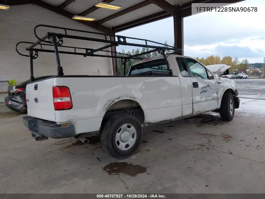 2005 Ford F-150 Stx/Xl/Xlt VIN: 1FTRF12285NA90678 Lot: 40707927