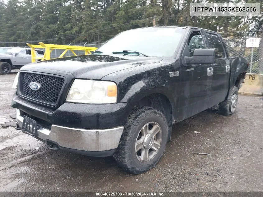 2005 Ford F-150 Fx4/Lariat/Xlt VIN: 1FTPW14535KE68566 Lot: 40725708