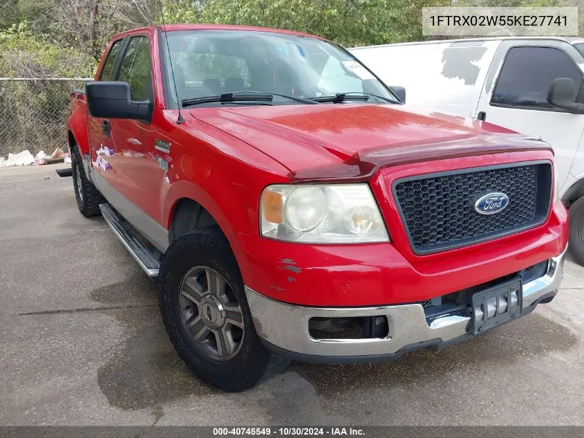 2005 Ford F-150 Stx/Xlt VIN: 1FTRX02W55KE27741 Lot: 40745549