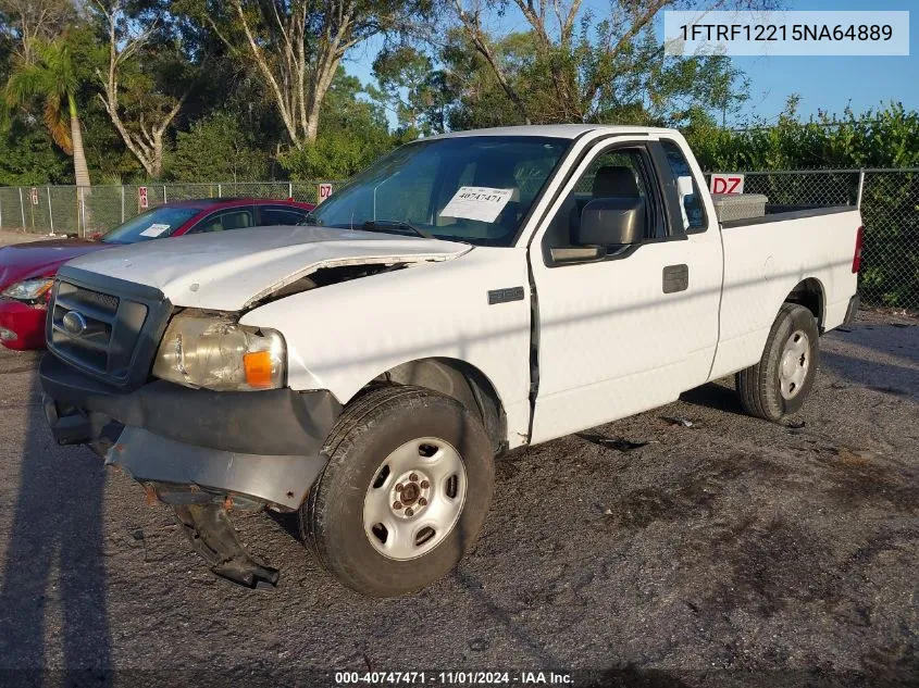 2005 Ford F-150 Stx/Xl/Xlt VIN: 1FTRF12215NA64889 Lot: 40747471