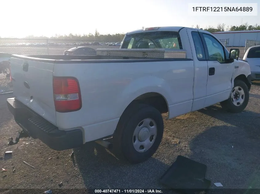 2005 Ford F-150 Stx/Xl/Xlt VIN: 1FTRF12215NA64889 Lot: 40747471