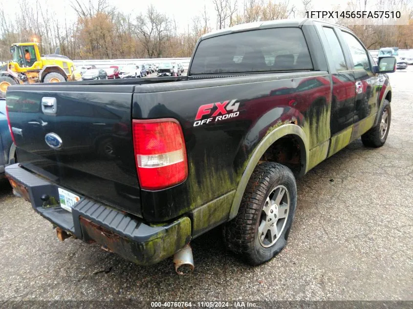 1FTPX14565FA57510 2005 Ford F-150 Fx4/Lariat/Xl/Xlt