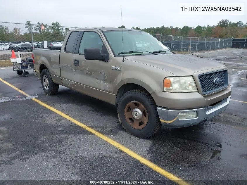 2005 Ford F-150 Stx/Xl/Xlt VIN: 1FTRX12WX5NA03542 Lot: 40780252