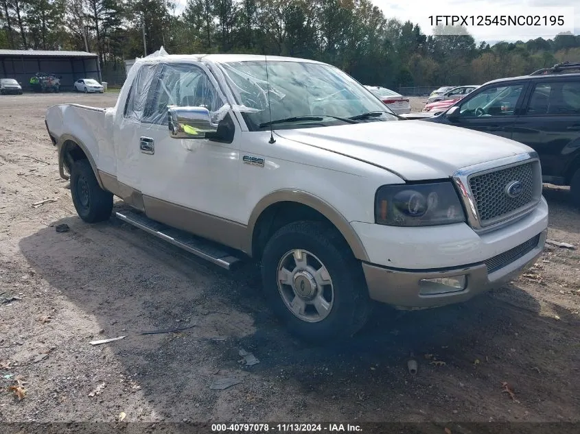 2005 Ford F-150 Lariat/Xl/Xlt VIN: 1FTPX12545NC02195 Lot: 40797078