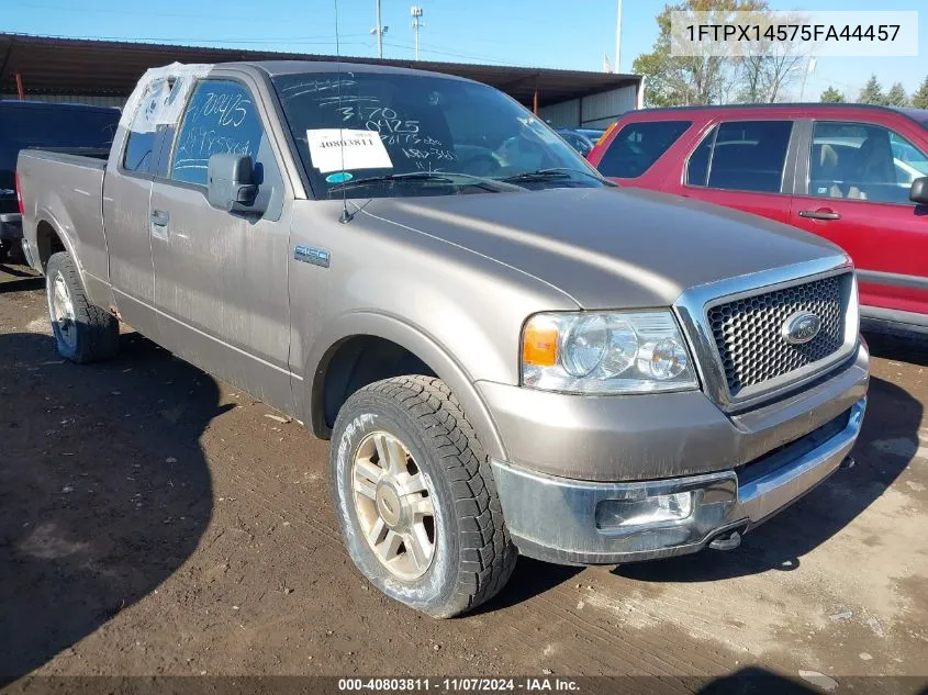 2005 Ford F-150 Fx4/Lariat/Xl/Xlt VIN: 1FTPX14575FA44457 Lot: 40803811