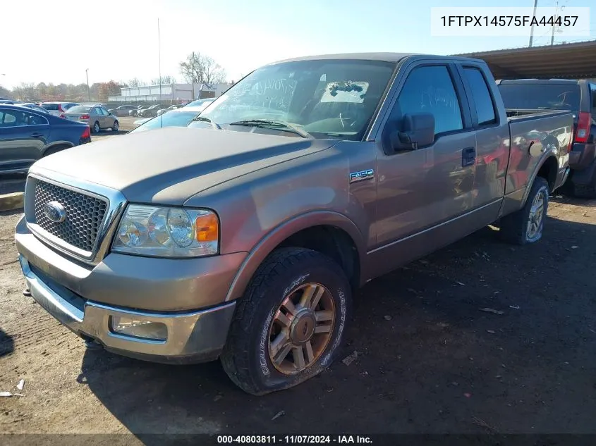 2005 Ford F-150 Fx4/Lariat/Xl/Xlt VIN: 1FTPX14575FA44457 Lot: 40803811