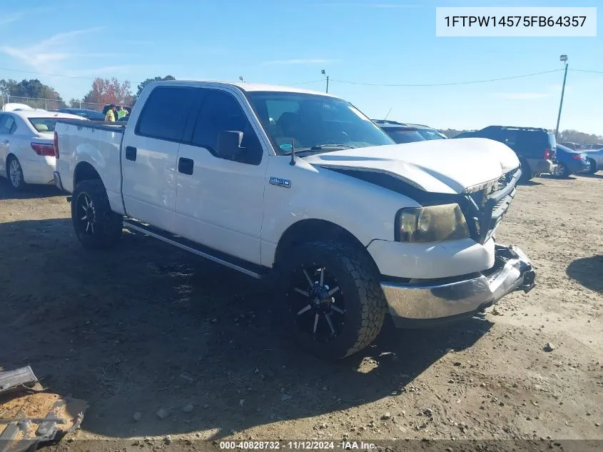 1FTPW14575FB64357 2005 Ford F-150 Fx4/Lariat/Xlt