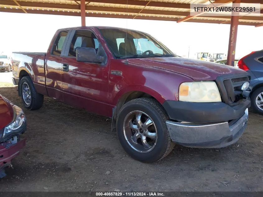 2005 Ford F-150 Stx/Xl/Xlt VIN: 1FTRX12W05KE29581 Lot: 40857829