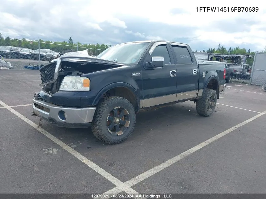 1FTPW14516FB70639 2006 Ford F-150