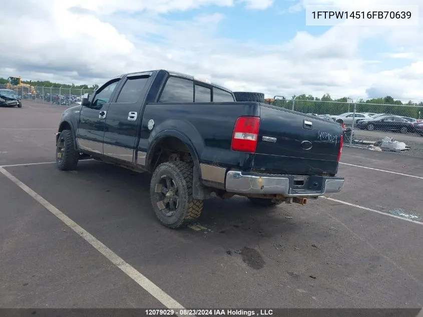 1FTPW14516FB70639 2006 Ford F-150