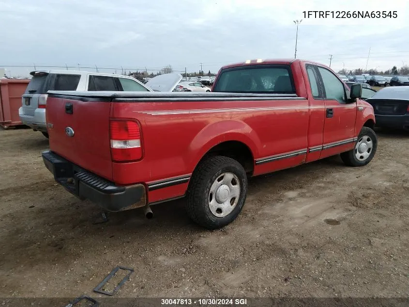 2006 Ford F150 VIN: 1FTRF12266NA63545 Lot: 30047813