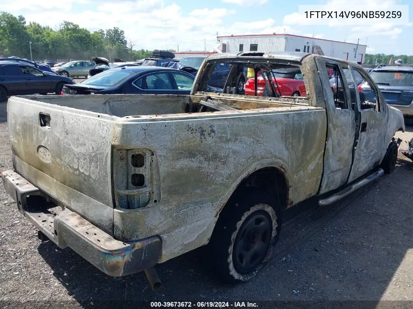 2006 Ford F-150 Fx4/Lariat/Xl/Xlt VIN: 1FTPX14V96NB59259 Lot: 39673672