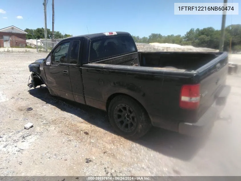 2006 Ford F-150 Stx/Xl/Xlt VIN: 1FTRF12216NB60474 Lot: 39697614