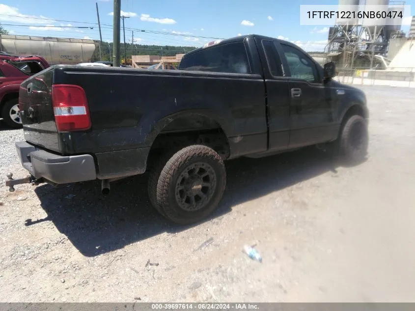 2006 Ford F-150 Stx/Xl/Xlt VIN: 1FTRF12216NB60474 Lot: 39697614