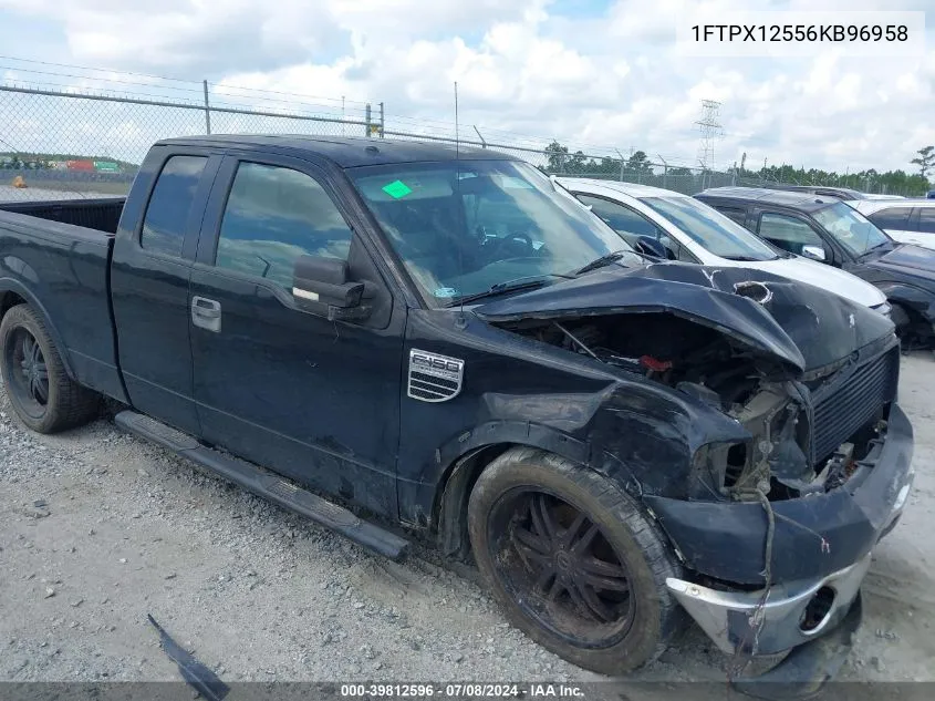 2006 Ford F-150 Lariat/Xl/Xlt VIN: 1FTPX12556KB96958 Lot: 39812596