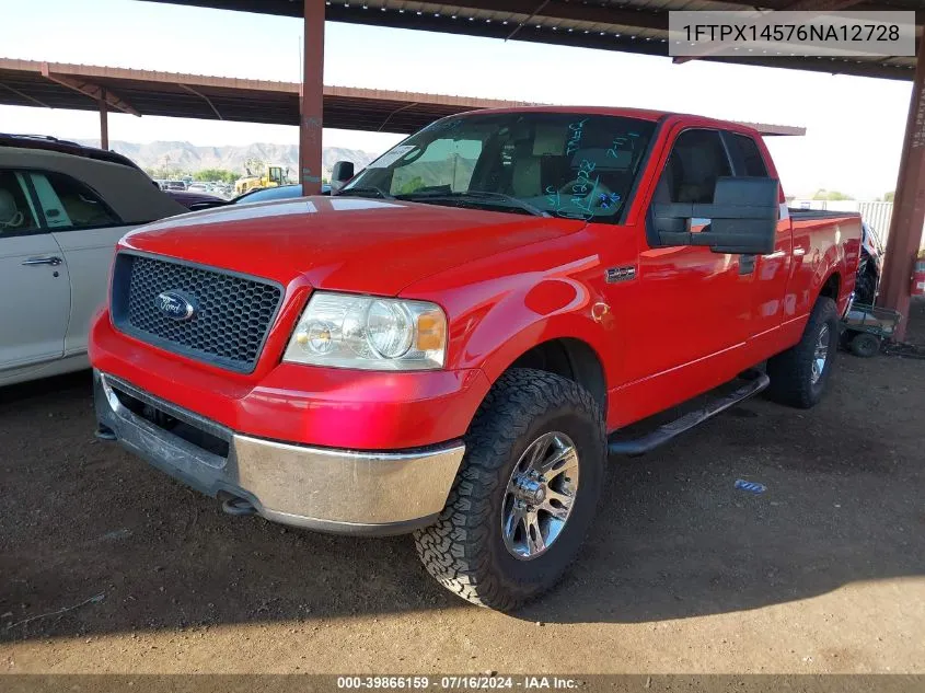 2006 Ford F-150 Fx4/Lariat/Xl/Xlt VIN: 1FTPX14576NA12728 Lot: 39866159