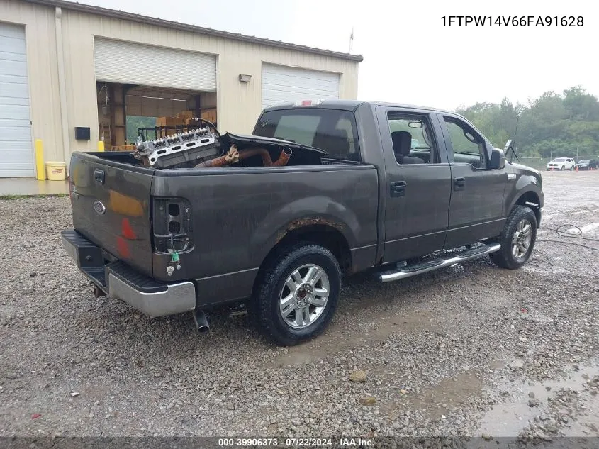 2006 Ford F-150 Fx4/Lariat/Xlt VIN: 1FTPW14V66FA91628 Lot: 39906373