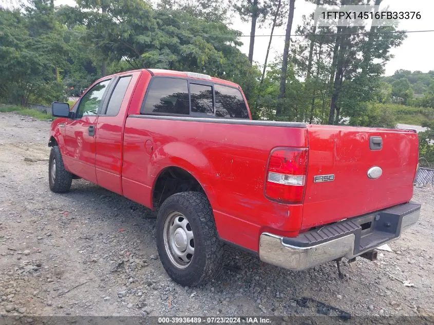 2006 Ford F-150 Fx4/Lariat/Xl/Xlt VIN: 1FTPX14516FB33376 Lot: 39936489