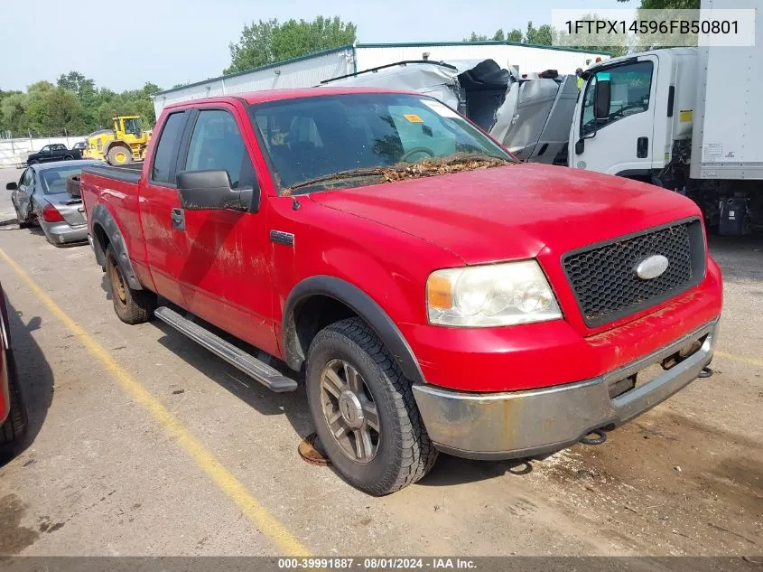 2006 Ford F-150 Fx4/Lariat/Xl/Xlt VIN: 1FTPX14596FB50801 Lot: 39991887