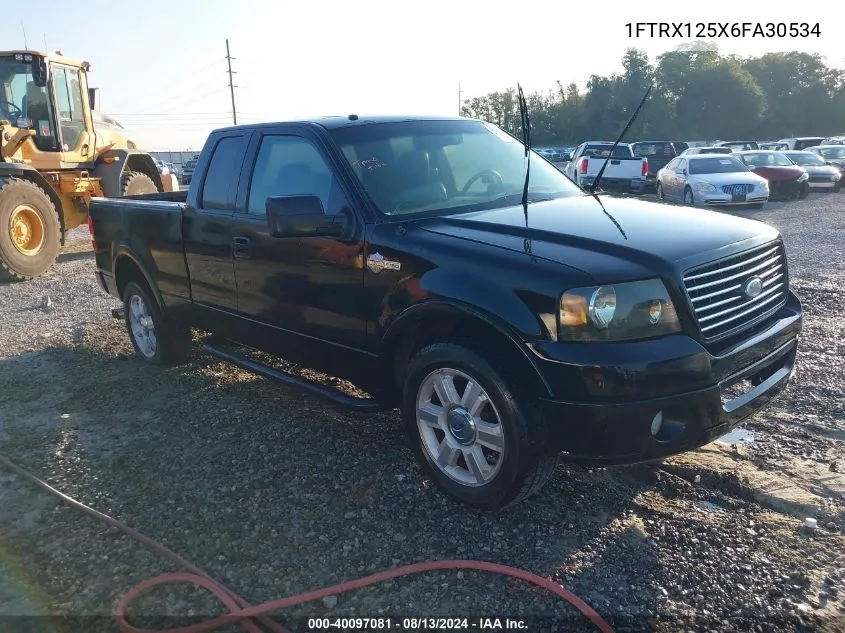 2006 Ford F-150 Lariat/Xl/Xlt VIN: 1FTRX125X6FA30534 Lot: 40097081