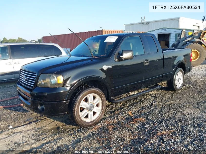 2006 Ford F-150 Lariat/Xl/Xlt VIN: 1FTRX125X6FA30534 Lot: 40097081