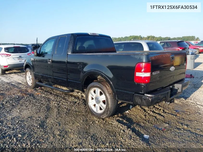 2006 Ford F-150 Lariat/Xl/Xlt VIN: 1FTRX125X6FA30534 Lot: 40097081