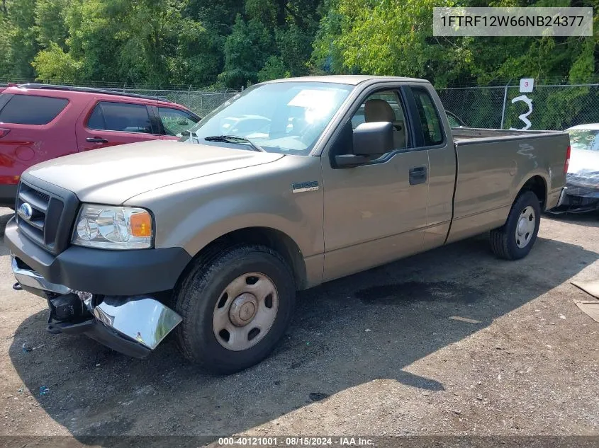 2006 Ford F-150 Stx/Xl/Xlt VIN: 1FTRF12W66NB24377 Lot: 40121001