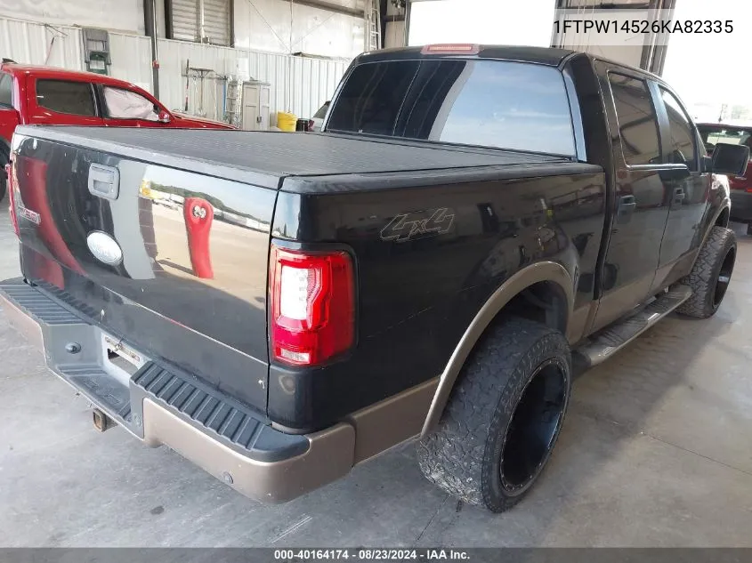 1FTPW14526KA82335 2006 Ford F-150 Fx4/Lariat/Xlt