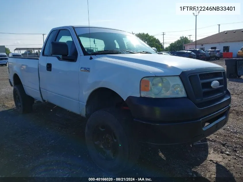 2006 Ford F-150 Stx/Xl/Xlt VIN: 1FTRF12246NB33401 Lot: 40166020