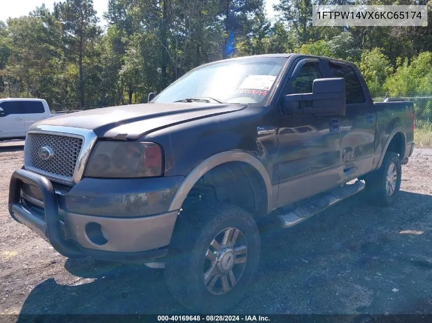 2006 Ford F-150 Fx4/Lariat/Xlt VIN: 1FTPW14VX6KC65174 Lot: 40169648