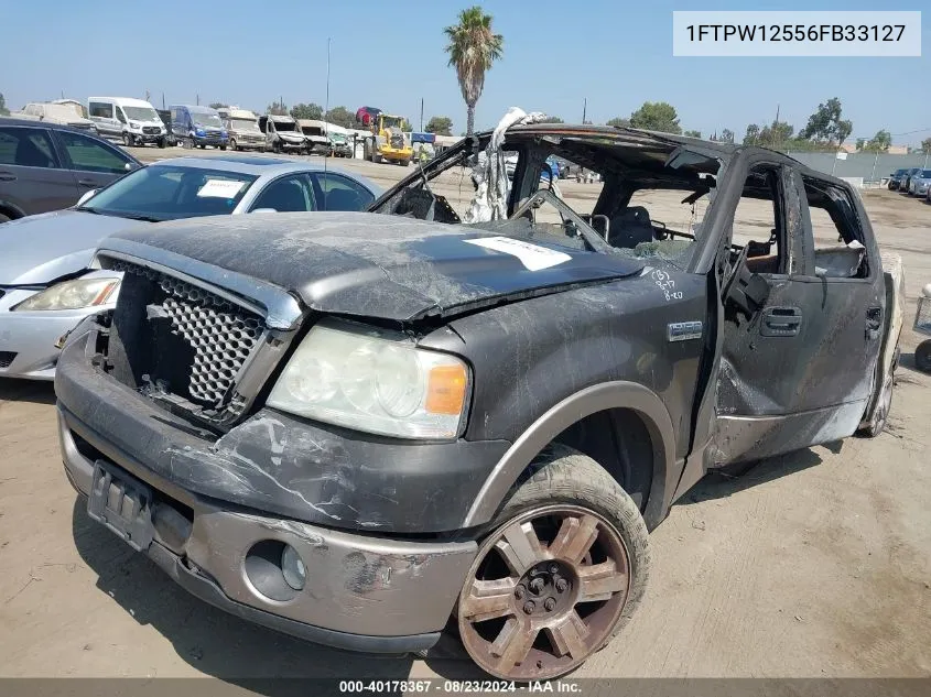 2006 Ford F-150 Lariat/Xlt VIN: 1FTPW12556FB33127 Lot: 40178367